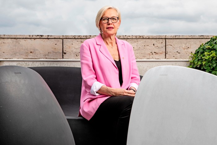 Gwendoline Cazenave, CEO of Eurostar photographed at their offices in London