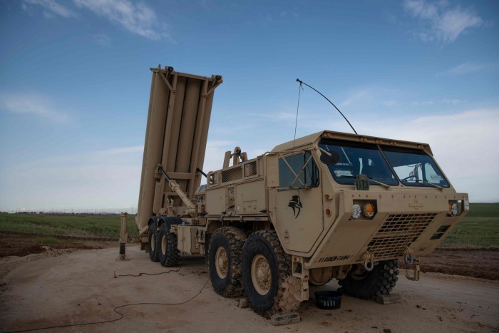 A US Army Terminal High Altitude Area Defence battery is being sent to the Middle East