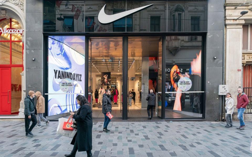 Nike's weak sales outlook has hit sports fashion share prices around the world