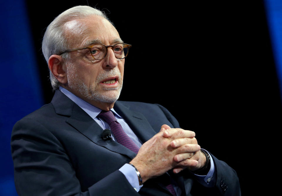 FILE PHOTO: Nelson Peltz founding partner of Trian Fund Management LP. speak at the WSJD Live conference in Laguna Beach, California October 25, 2016. On Wednesday, Disney defeated Peltz and his quest to secure board seats at the company, officially ending a highly contested proxy battle that's plagued the entertainment giant for months. REUTERS/Mike Blake/File Photo