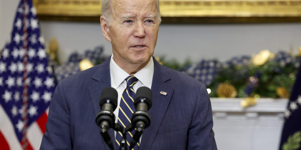 Joe Biden gives a rare take on interest rates by saying the latest jobs numbers show the economy is in a 'sweep spot' and that rate hikes aren't needed